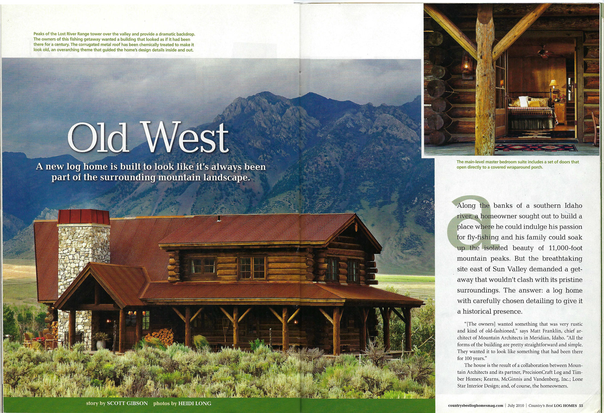 Lone Star Interior Design | Country's Best Log Homes | Sun Valley Interior Design